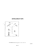 MISCELLANEOUS Diagram and Parts List for LA5000XSW1  Whirlpool Washer