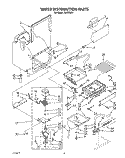 WATER DISTRIBUTION Diagram and Parts List for JLAIC5051  Whirlpool Ice Maker