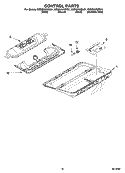 CONTROL PARTS Diagram and Parts List for KSBS25INWH01  KitchenAid Refrigerator