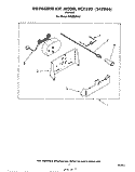 ROTISSERIE KIT RCK892 (242886) Diagram and Parts List for RC8800XLH  Whirlpool Cooktop