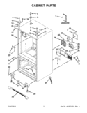 Part Location Diagram of W10475393 Whirlpool TECH SHEET