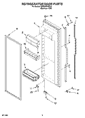 Part Location Diagram of L2207330L Whirlpool DOR-FIP Stainless Steel