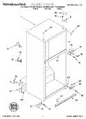 CABINET Diagram and Parts List for KTRV20MGBL00  KitchenAid Refrigerator