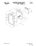 CONTROL PANEL Diagram and Parts List for MH6110XBB5  Whirlpool Microwave