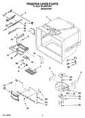 FREEZER LINER PARTS Diagram and Parts List for KBLS20ETSS00  KitchenAid Refrigerator