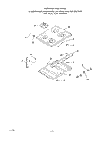 BURNER Diagram and Parts List for 1233^1A  Whirlpool Range