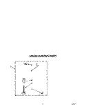 MISCELLANEOUS Diagram and Parts List for 3LA5801XXW0  Whirlpool Washer