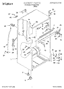 Part Location Diagram of 935743 Whirlpool TOP PLATE