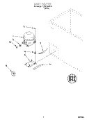 SECTION Diagram and Parts List for TCF0710JW01  Whirlpool Freezer
