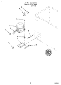 Part Location Diagram of 4356951 Whirlpool RETAINER