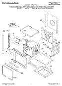 OVEN Diagram and Parts List for KEBS177DWH6  KitchenAid Wall Oven