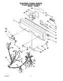 Part Location Diagram of WP9741853 Whirlpool Dishwasher Timer Knob