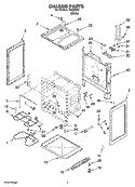 CHASSIS PARTS Diagram and Parts List for TME30101  Estate Range