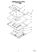 HIDDEN BAKE PARTS, MISCELLANEOUS PARTS Diagram and Parts List for IJP89802  Inglis Range