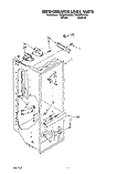 REFRIGERATOR LINER Diagram and Parts List for TS22BRXAW00  Whirlpool Refrigerator