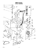 DRIVE Diagram and Parts List for LA4000XKW0  Whirlpool Washer