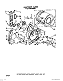 BULKHEAD Diagram and Parts List for GL2020WW0  Roper Dryer
