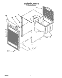 SECTION Diagram and Parts List for AD0402XZ1  Whirlpool Dehumidifier