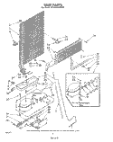 UNIT Diagram and Parts List for ET18XKXRWR0  Whirlpool Refrigerator