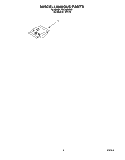 MISCELLANEOUS, LIT/OPTIONAL Diagram and Parts List for RUD3000DQ1  Roper Dishwasher