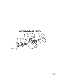 DETERGENT CUP Diagram and Parts List for WU1800XX0  Roper Dishwasher