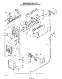 ICEMAKER , LIT/OPTIONAL Diagram and Parts List for ET16JMXSW02  Whirlpool Refrigerator