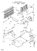 UNIT Diagram and Parts List for ET18UMXGN02  Whirlpool Refrigerator