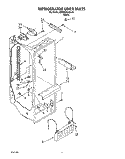 REFRIGERATOR LINER Diagram and Parts List for KSRB22QABL00  KitchenAid Refrigerator