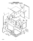 OVEN, OPTIONAL Diagram and Parts List for KEBS177YAL1  KitchenAid Wall Oven