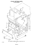 FRAME AND TANK Diagram and Parts List for 4KPDI620T2  KitchenAid Dishwasher