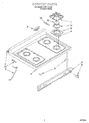 Part Location Diagram of 4372642 Whirlpool KNOB