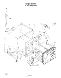 OVEN Diagram and Parts List for RM955PXLW2  Whirlpool Microwave Oven Combo