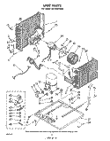 UNIT , LIT/OPTIONAL Diagram and Parts List for AC2404XM0  Whirlpool Air Conditioner