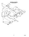 MANIFOLD Diagram and Parts List for SS373PEXT0  Whirlpool Range