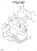LOWER OVEN Diagram and Parts List for KEBI271YBL4  KitchenAid Wall Oven