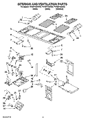 Part Location Diagram of W10280384 Whirlpool BRKT-MOUNT
