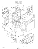 DOOR Diagram and Parts List for DU9500XS2  Whirlpool Dishwasher