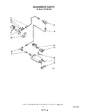 MANIFOLD Diagram and Parts List for SB130PERW0  Whirlpool Range