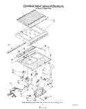 COMPARTMENT SEPARATOR Diagram and Parts List for ET20DKXVN05  Whirlpool Refrigerator