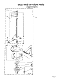 BRAKE AND DRIVE TUBE Diagram and Parts List for 6LA9320XTW1  Whirlpool Washer