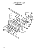 CONTROL PANEL, LITERATURE Diagram and Parts List for KEBS246WBL3  KitchenAid Wall Oven