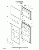 DOOR PARTS Diagram and Parts List for NWR0001Q02  Whirlpool Refrigerator