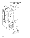 REFRIGERATOR LINER Diagram and Parts List for TS25AWXAN00  Whirlpool Refrigerator
