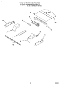 TOP VENTING, OPTIONAL Diagram and Parts List for RBS275PDQ6  Whirlpool Wall Oven