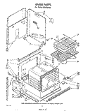 SECTION Diagram and Parts List for RS600BXK0  Whirlpool Range