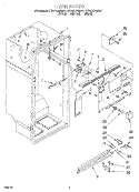 LINER Diagram and Parts List for ET25DQRDB01  Whirlpool Refrigerator