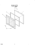 SECTION Diagram and Parts List for RH1000RDW00  Roper Freezer