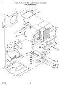 Part Location Diagram of 996962 Whirlpool PANEL-CNTL