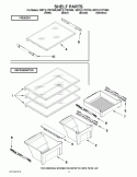 Part Location Diagram of WPW10486291 Whirlpool Glass Shelf