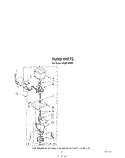 PUMP Diagram and Parts List for 4KUIS185S0  KitchenAid Ice Maker